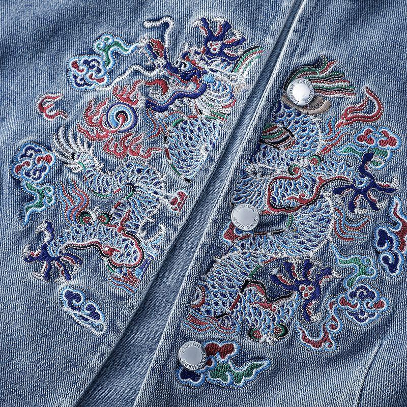 Embroidered Thin Denim Vest Jacket for Women's Summer Versatile Women's Vest Sleeveless Jacket for Spring Jeans