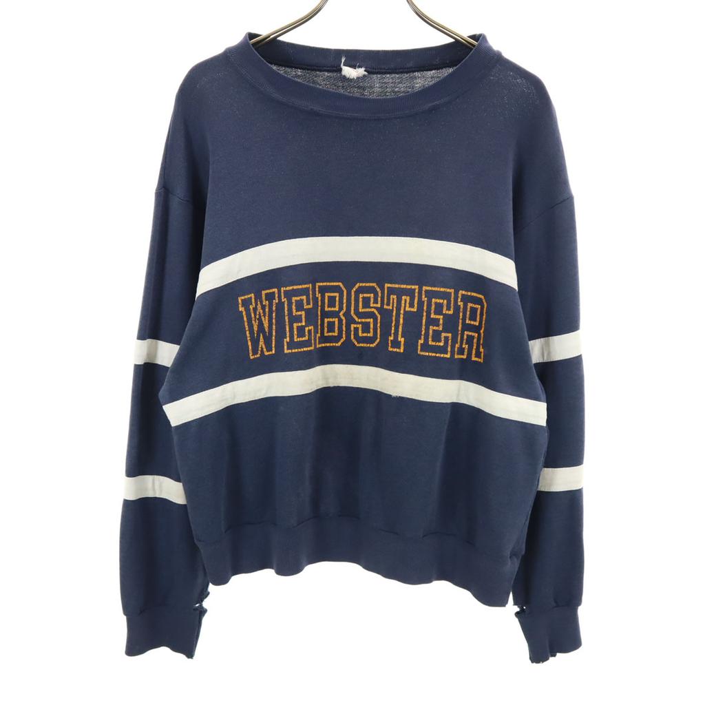 Champion 80s Vintage Tricot Tag Mid-term Long sleeve sweat L Two tags Men's Used