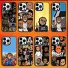 Phone Case For iPhone 16,15,14,13,12,11,Mini,Pro,E,MAX Black Candy Matte Shockproof Cartoon The B-Boondocks Cool Boy Cover