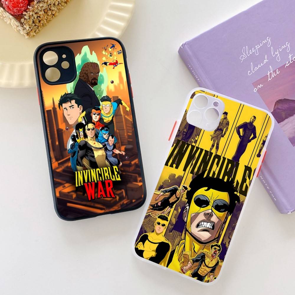 Cool Invincible Phone Case for iPhone 14 11 12 13 Mini Pro Max 8 7 Plus X XR XS MAX Translucent Matte Cover