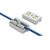 1Pcs Inline Punchdown Krone Coupler Joiner For Cat6/Cat5E Ethernet Network Cables Rj45 Desktop Information Box Junction Box