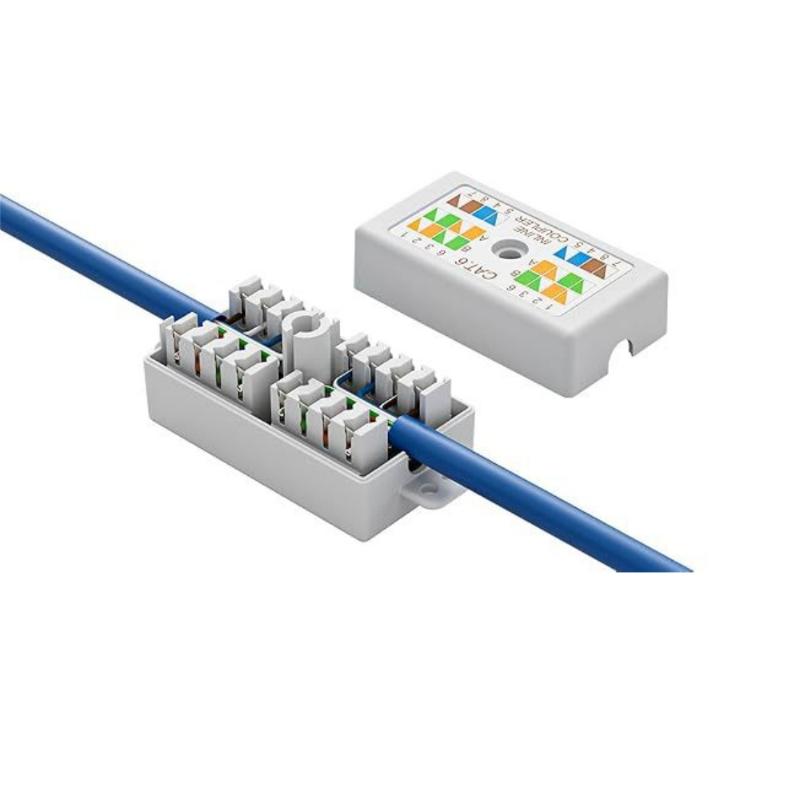 1Pcs Inline Punchdown Krone Coupler Joiner For Cat6/Cat5E Ethernet Network Cables Rj45 Desktop Information Box Junction Box