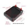 Industrial Aluminum Water Cooling Radiator with 120mm 18-Tube and 12cm Fan