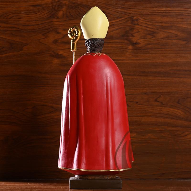 8 Inches Roman Religious Catholic Church Papacy Pope Figurine Collection Resin Religious Gift Decoration.