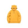 Lining X Disney Collaboration  Non-Shoe Series Mickey Mouse Pattern Hoodie Long Sleeve Women Tops Yellow AWDQ582-1