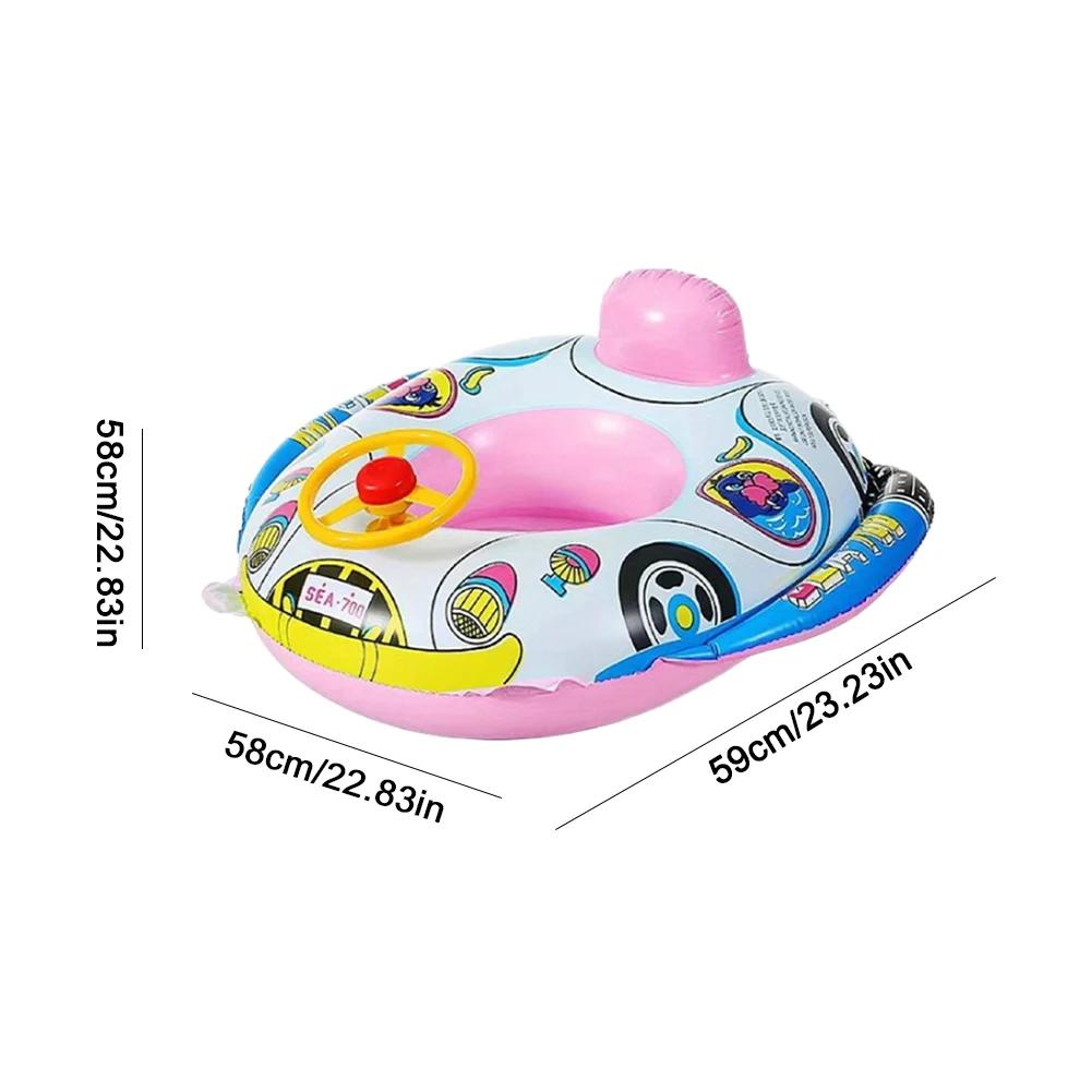 Float Swimming Ring for Kids Child Pool Toys Inflatable Pool Swimming Float Car Air Mattress Beach Party Pool Accessories