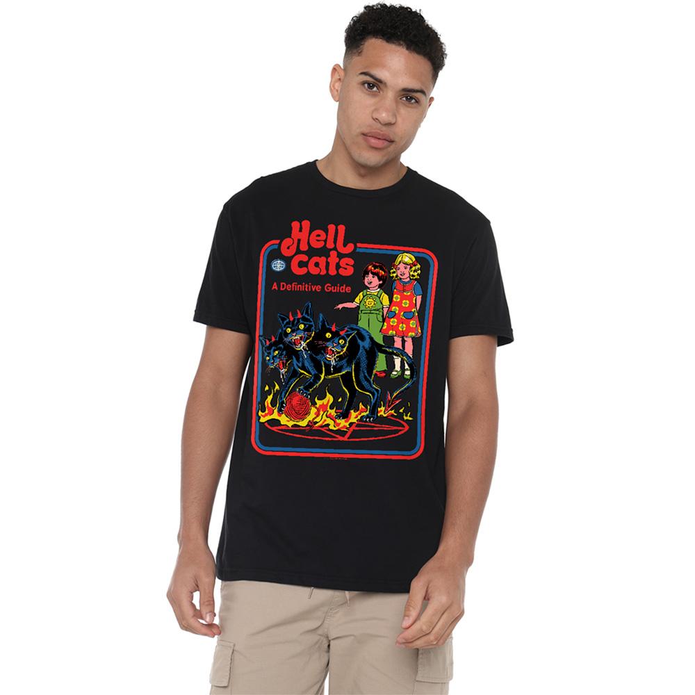 Steven Rhodes Unisex Adult Hell Cats T-Shirt