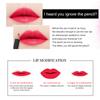 VIBELY Matte Non-Stick Lip Liner Lipstick 12 Shades Brown Outlining Lip Pencil Makeup