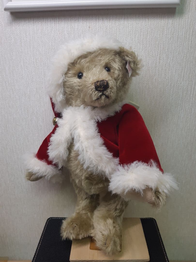 

[USED] Steiff Teddy Bear Christmas Bear 2017 approx. 32cm