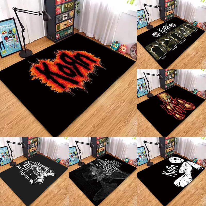 Lodestar Unisex K-Korn Music Concert Rock Band World Tour Printed Carpet Carpets For Bed Room Rugs For Living Room Washroom Floor Mat