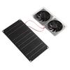 Solar Power Air Extractor Waterproof 100W Solar Generator Double Exhaust Fan for RV Yacht