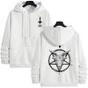Gothic Satan Sweatshirt 666 Symbol Male Autumn Winter Pullover Casual Top Tracksuit Demonic Print Men's Hoodies 2025 Streetwear