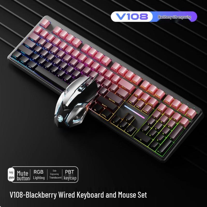 

Qianxingzhe V108 RGB Wired Keyboard & Mouse Set
