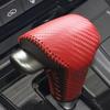 Kompatibel mit 07-26 Honda CRV/Civic Echtleder Schalthebelknaufabdeckung für Automatikgetriebe.