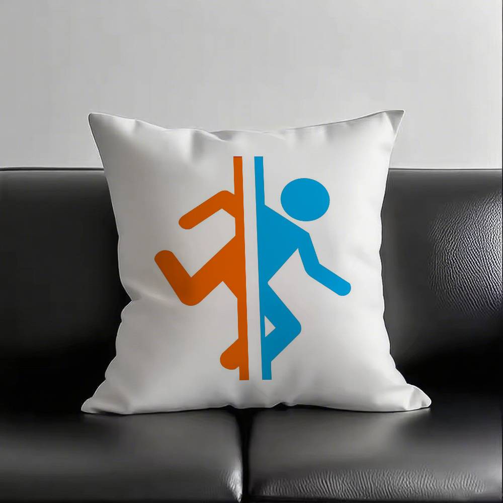 1pc Portal 2 Game Pillow Case Fashion Square Pillowcase Bedroom Sofa Room Ins Decoration Leisure