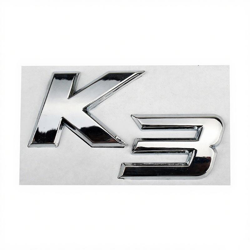 3D Car Metal Creative Stickers Waterproof Dirt-proof Sticker For Kia K2/K3/K5/KX3 Sportage Cerato Optima Soul Rio Carens Smart