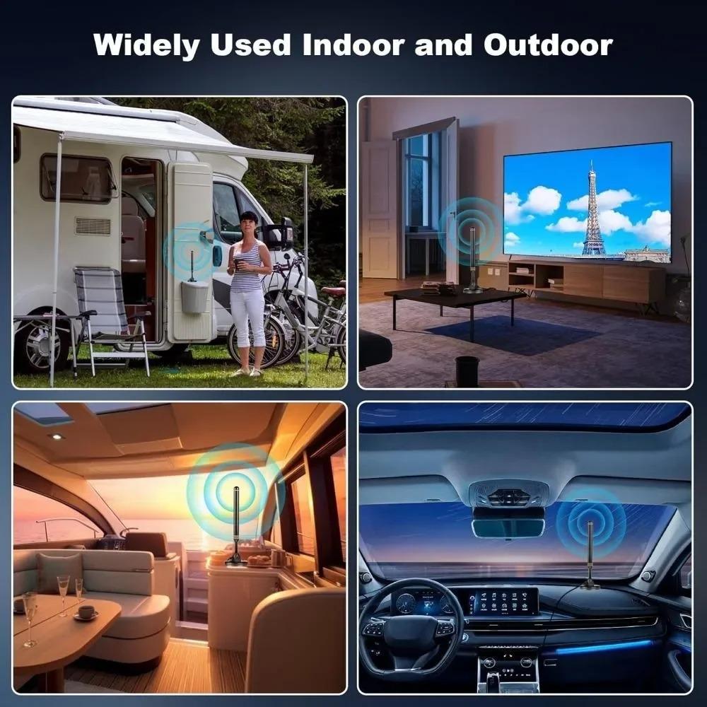 TV Antenna Indoor for Smart TV Indoor & Outdoor, Local Channels, Digital Antenna , 400+ Miles Long Range HD TV, Support All TV.