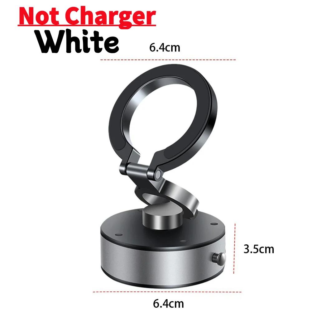 Magnetic Mobile Phone Holder 360 Rotatable Vacuum Adsorption Bracket GPS Navigation Bracket for iPhone 15 14 13 Huawei