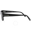 Tom Ford Ezra Smoke Rectangular Unisex Sunglasses Ft1075 01a 54