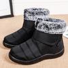 Women'S Boots Waterproof Women Ankle Boots Keep Warm Fur Winter Shoes Woman Snow Boots  New Winter Botas Mujer Black Boot