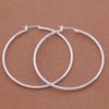 925 Sterling Silver Earrings 5CM Diameter For Women Exquisite Student Girlfriend Jewelry Accessories Wedding Fashion Gift