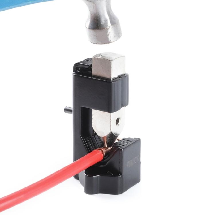 Hammer Lug Crimper Tool Electrician Wire Battery Terminals Crimping Plier