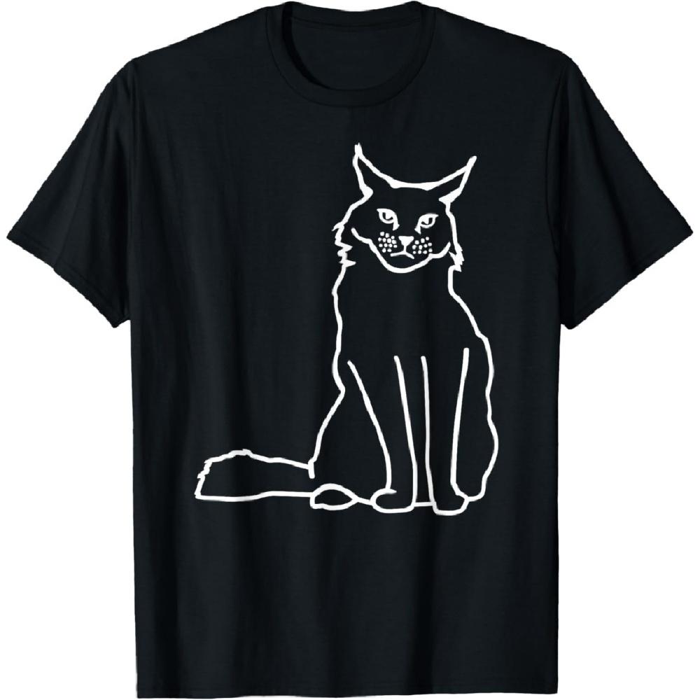 

Maine coon cat Men Women Kids T-Shirt XXXXXL чорний