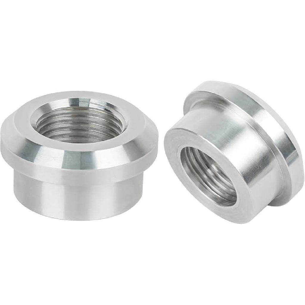 EVIL ENERGY 1/2" NPT Female Weld on Bung Fitting Aluminum 2PCS