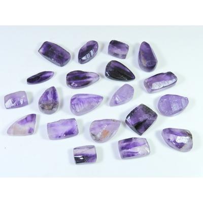 234Cts. Natural Amethyst Druzy Mix Cabochon Loose Gemstone 20Pcs Lot 12-22MM C-1234
