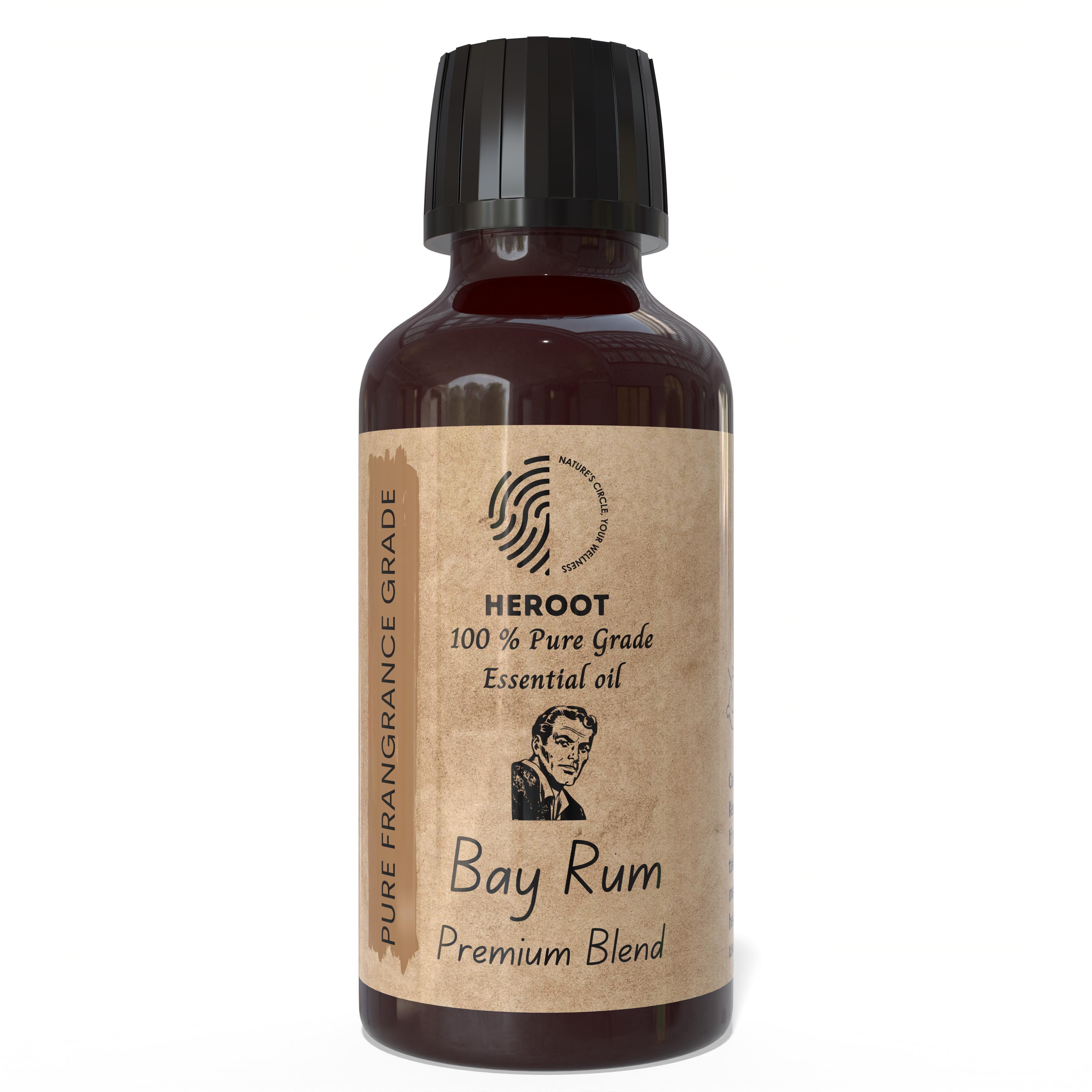 Масло с ароматом «Бэй Ром» премиум-класса для бороды и ухода Volume=10ml — фото 3