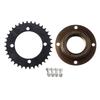 Motorcycle T8F 36 Tooth Rear Chain Sprocket 4 Hole Freewheel Adapter For 47cc 49cc Minimoto Pocket Bike Gas Petrol Goped Scooter