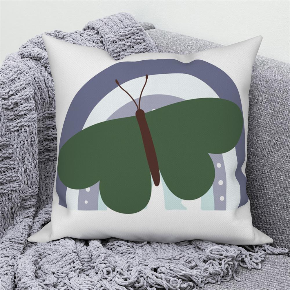 Pillow Cover Decoration Home Office Bedroom Cartoon Rainbow Cloud Sofa Decorative Cushion