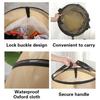 Outdoor Portable Trash Can With Clip Collapsible Waterproof With Carrying Handle