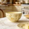 Huaqingge Ceramic Pumpkin Bowl - 5 Inch, Set of 2