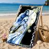 Gothic Corpse Beauty In Bloom Beach Towel, Microfiber Beach Towel, Perfect For Pool, Beach, Travel, Home Decor Beach Party Fan Gifts