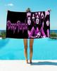 Rock Singer D-Deep P-purple Band Printed Beach Towel Thread One Piece Anime Bath Towel 75x150cm Bathroom Shower Washcloth Home