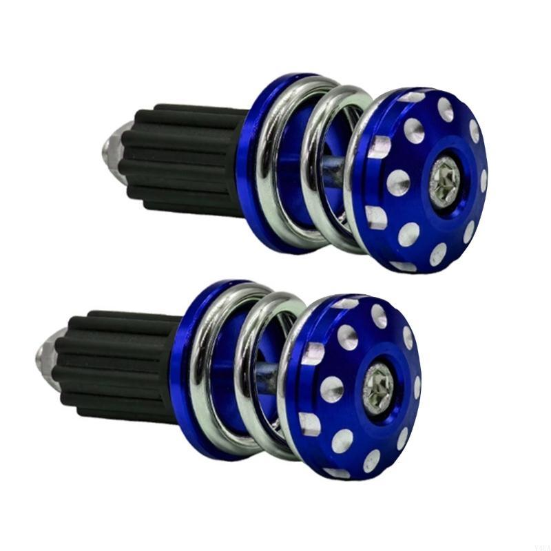 Y4UA Innovative Spring Design Motorcycle Handlebar End Weights Inserts Suitable For Improved Stability And Reduced Vibration