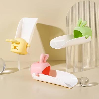 Rabbit Children Cartoon Faucet Extender Spillproof Bathroom Kitchen Faucet Accessories Cute Cartoon Rabbit Bathroom Accessories