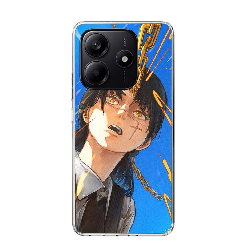 C-Chainsaw Mans Yoru War Devil Phone Case For Xiaomi Redmi Note 15 14 13 12S 12 Pro Plus 11S 11E 11 11T 10S 10 Art Soft Pattern