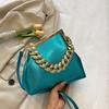 Thick Chain Mouth Gold Bag Women's Hand Clip Bag
