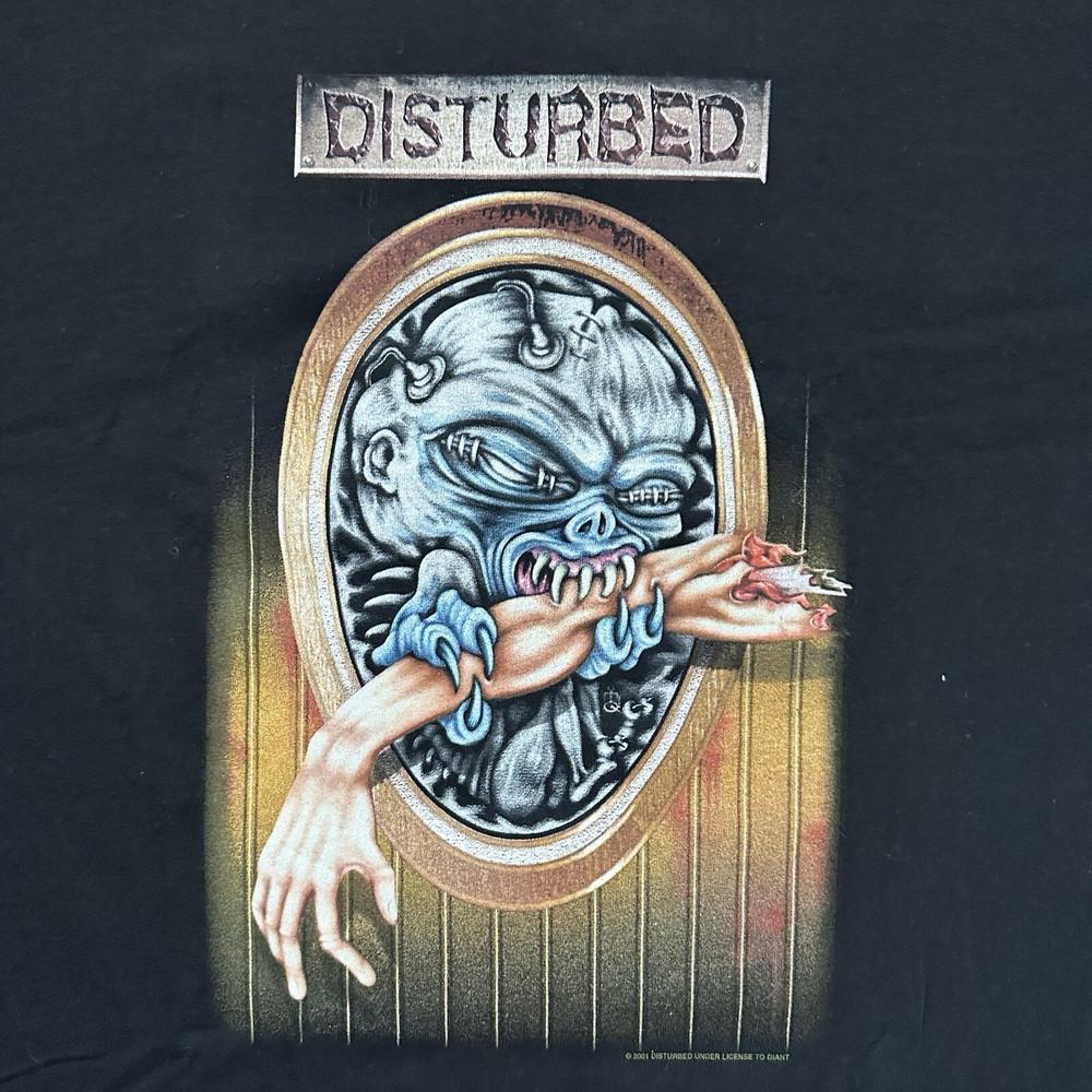 Vintage 2001 Disturbed Band T-shirt Classic Full Size TU116 Unisex T-Shirt XXL