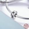 BAMOER 925 Sterling Silver Dog Animal Footprint Spacer Beads fit Charm Bracelet