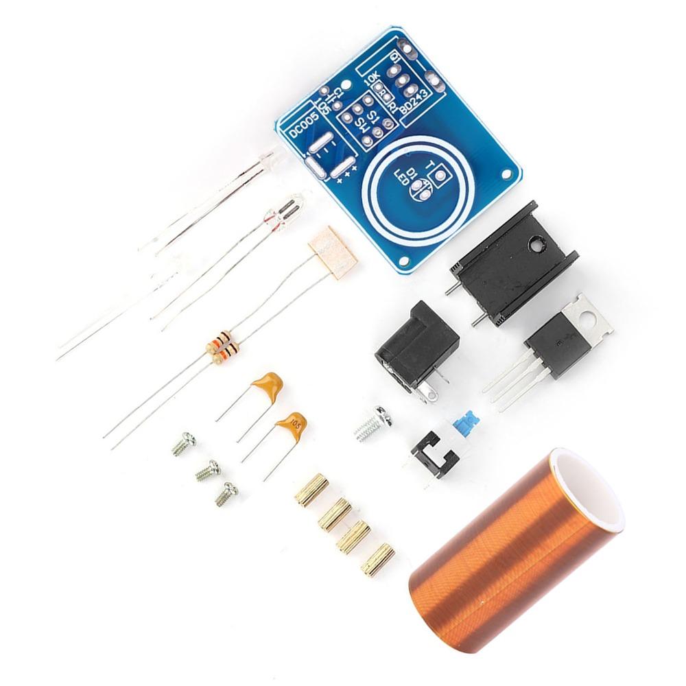 DC12V Mini Coil High Voltage LED Spark Module Electronic DIY Kit  Soldering Practice