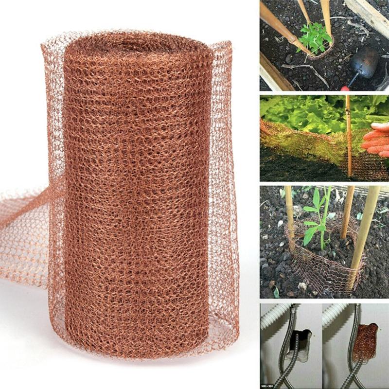 Anti Pest Copper Mesh Netting Sheet Corrosion Resistant Garden Durable Barrier Protecting Plant Pipe Snail Rodent Fencing Patch