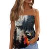 Summer Tube Tops For Women,Cute Sexy Off Shoulder Print Sleeveless T-Shirt