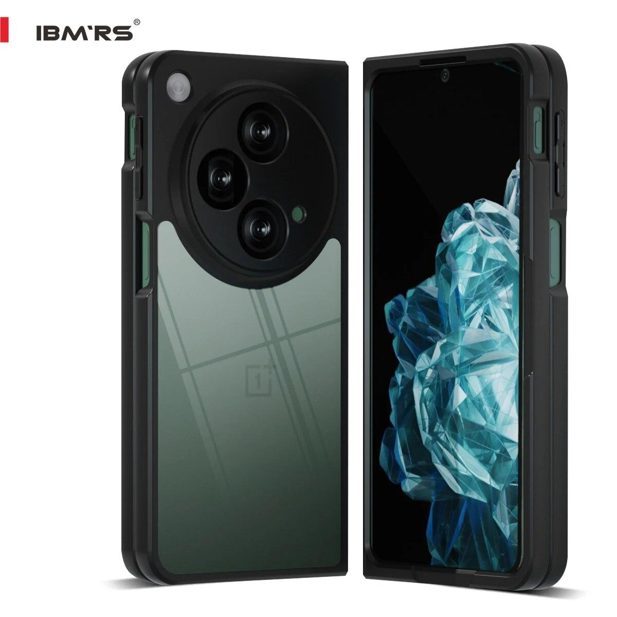 

IBMRS для Oppo Find N3/OnePlus Открытый противоударный складной чехол, матовый прозрачный противоударный защитный чехол transparent прозрачный