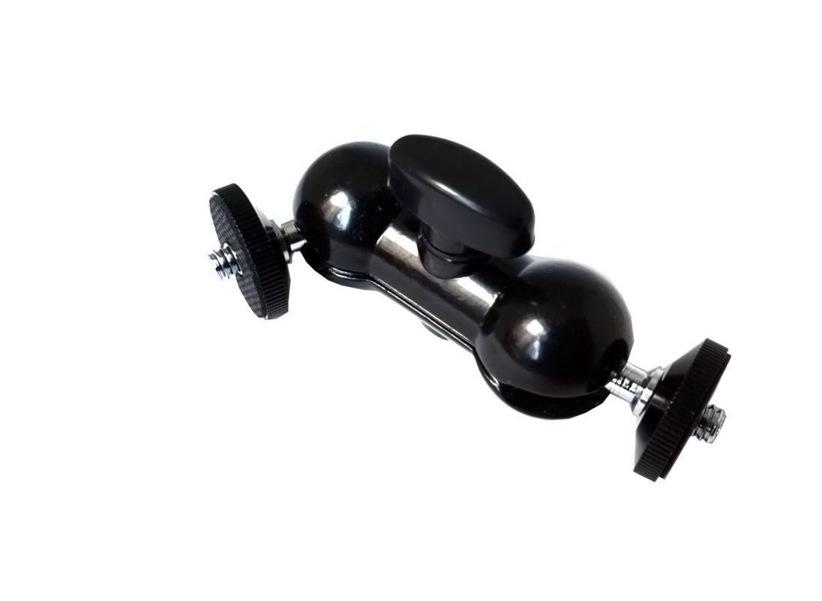 In-Stock Universal Metal Double Ball Head Mini Arm & Strong Crab Claw Clip Holder