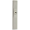 Nicchu Seisakusho Replacement Sliding Door Lock with Key, Dimple Cylinder Type, Silver, GA-800D-SL
