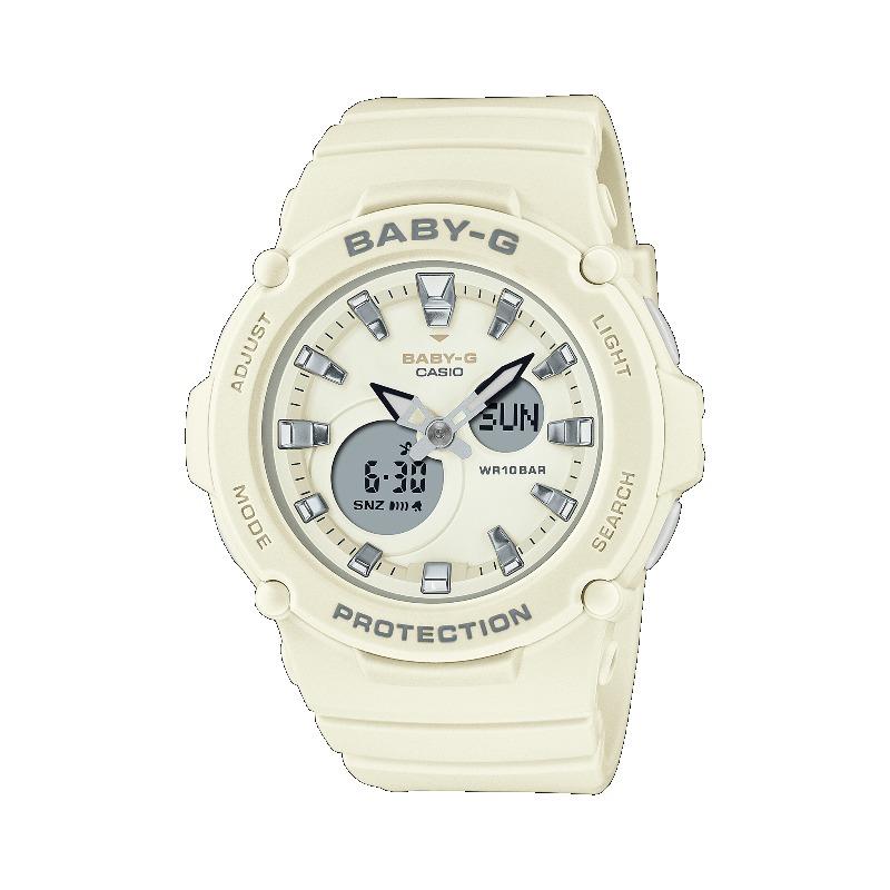 

Casio Baby-G Women s Resin 100M Water Resistant Analog Shock Resistant Quartz Watch BGA-275-7A белый