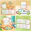 Wooden Puzzle Blocks Puzzle For Children Creative Shapes Montessori